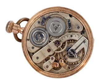 Innards of a pocket watch 